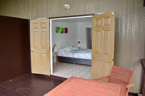 View from Veranda looking inside